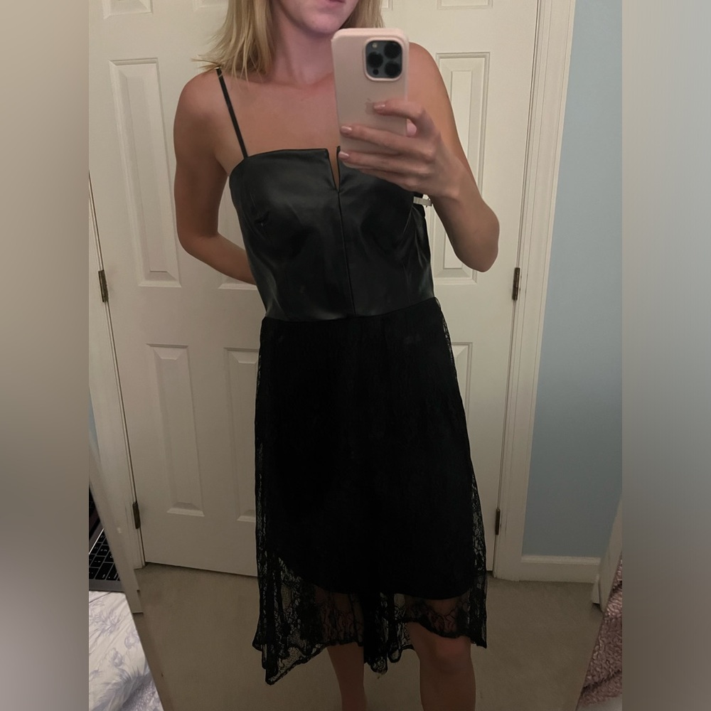 Black Hailey Adrianna papell dress size 14